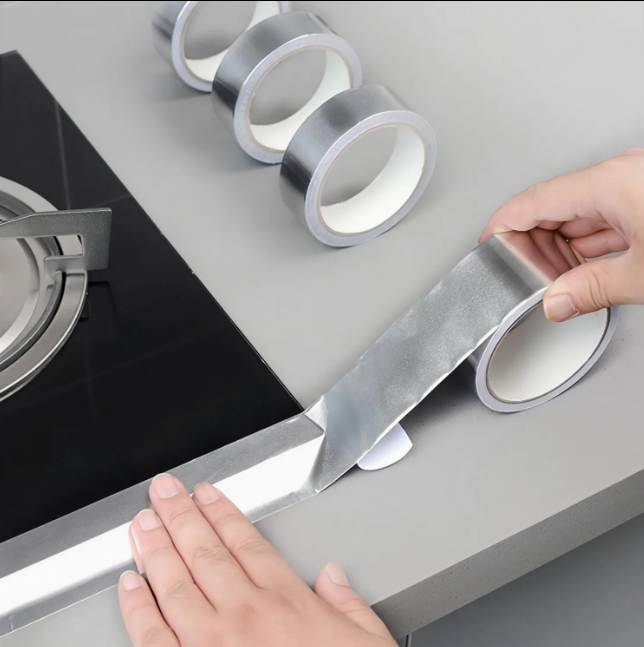 Heavy-Duty Aluminum Foil Repair Sealing Tape for All Surfaces