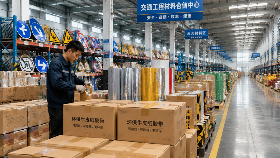 Traffic Engineering Kraft Paper Packaging Solution